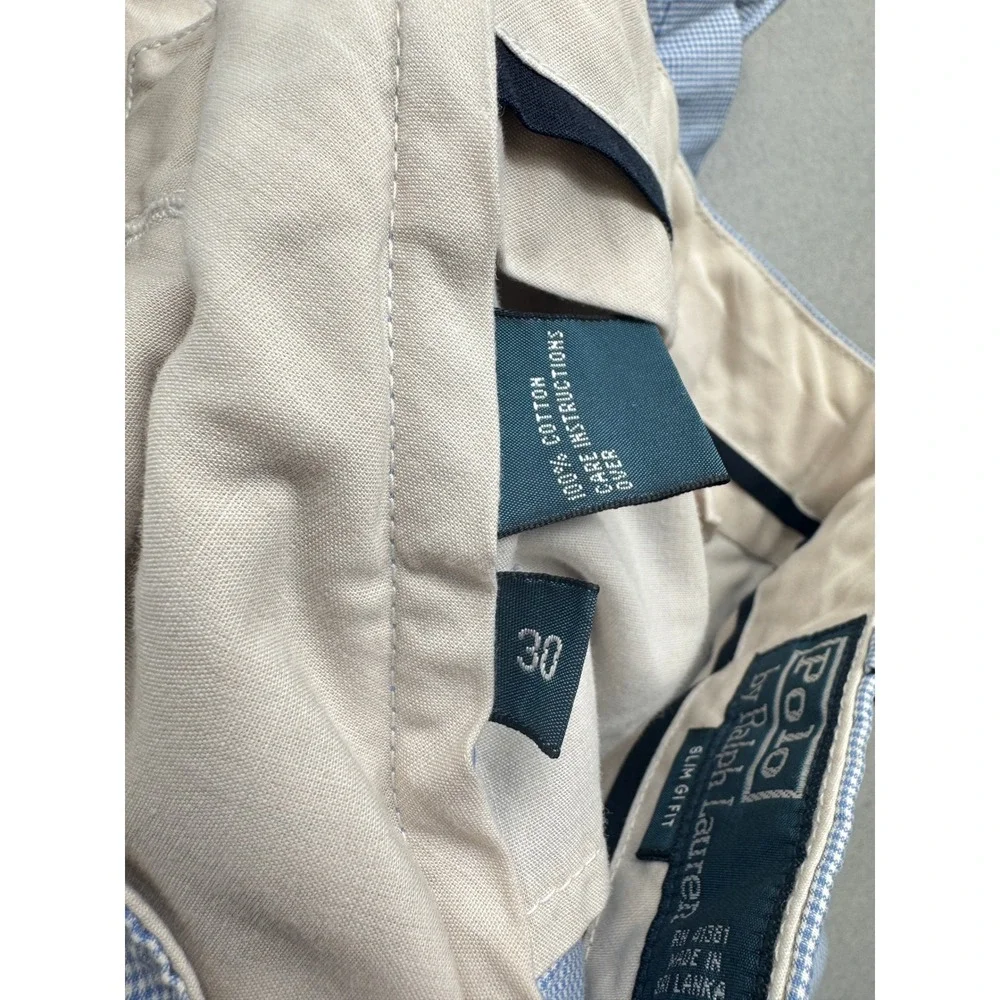 Polo Ralph Lauren Slim GI Fit Chino Shorts Men's 30 Blue 8